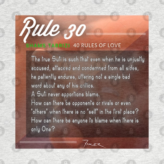 40 RULES OF LOVE - 30 by Fitra Design